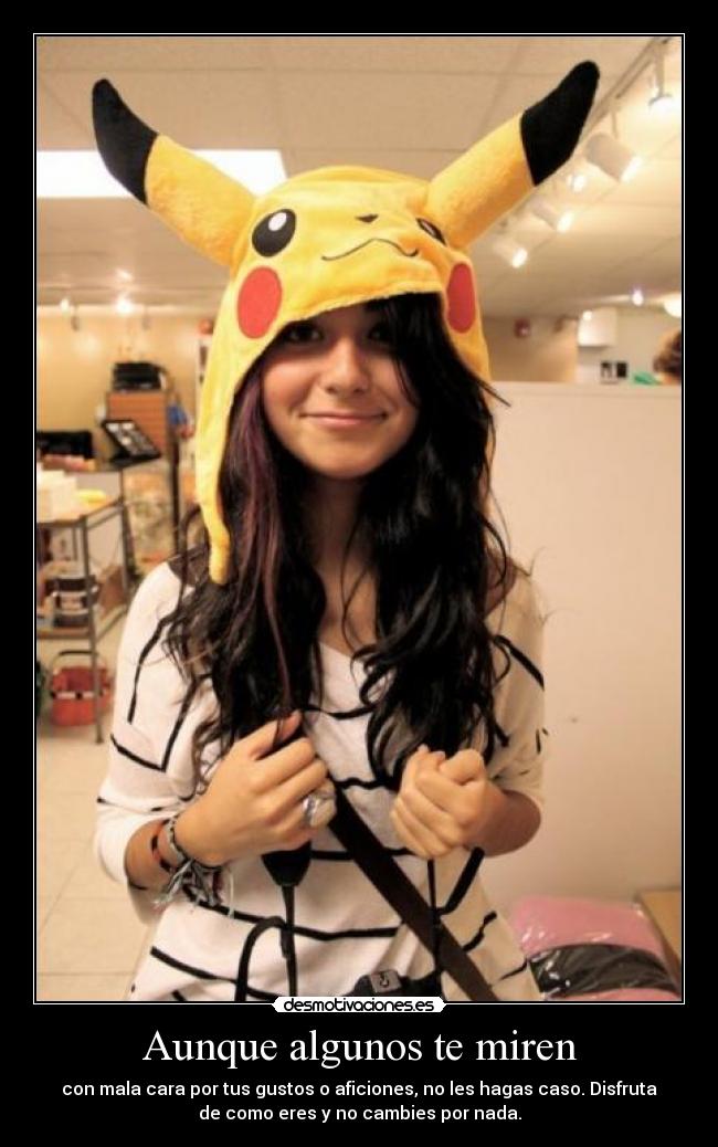 Aunque algunos te miren -