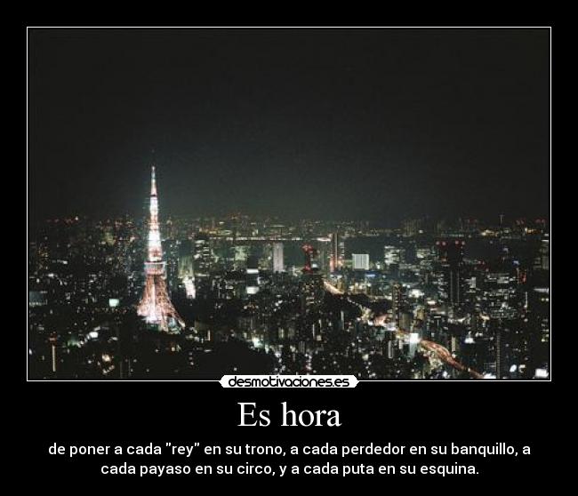 Es hora -