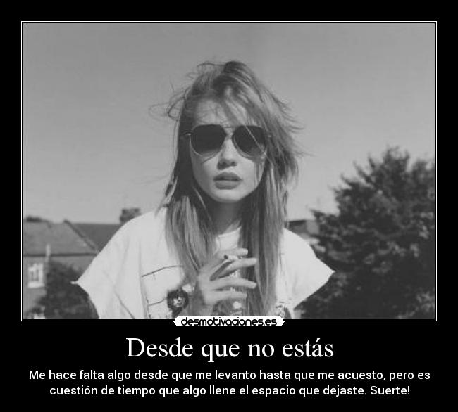 Desde que no estás - 