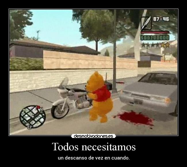 Todos necesitamos - un descanso de vez en cuando.