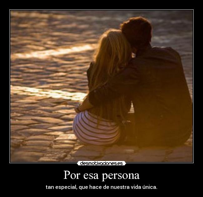 Por esa persona - 