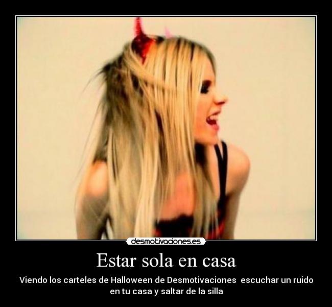 Estar sola en casa - 