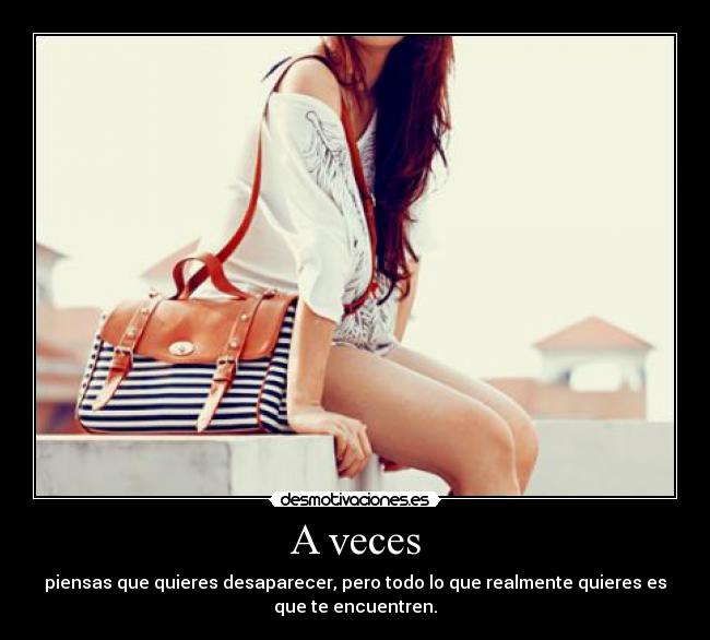 A veces -