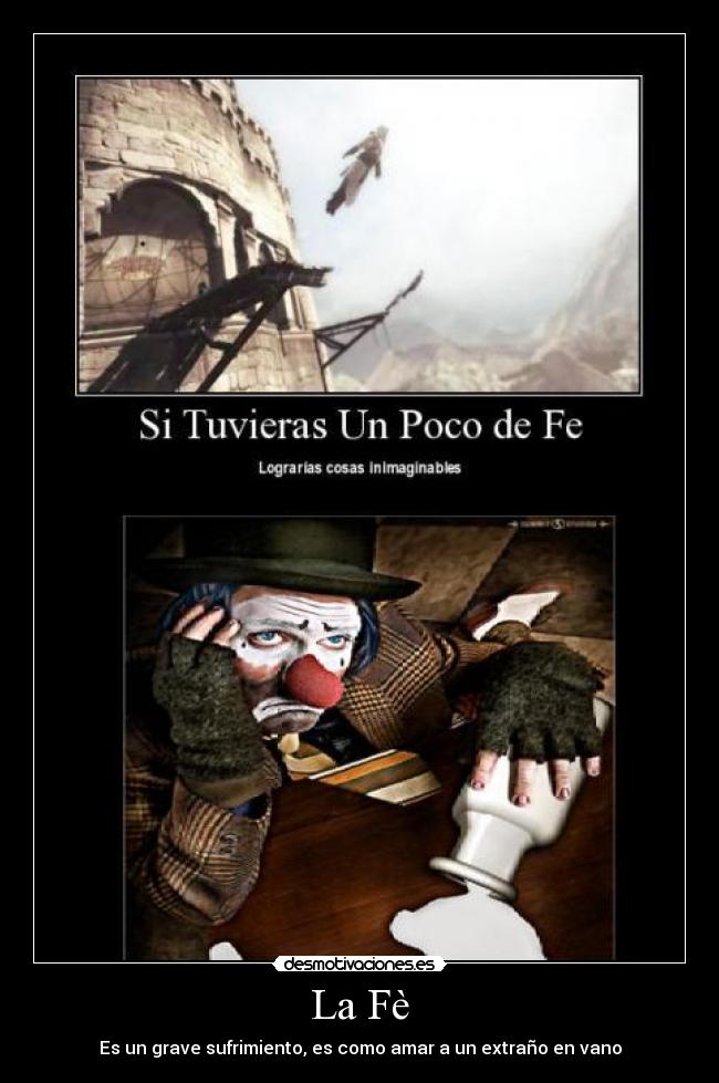 La Fè - Es un grave sufrimiento, es como amar a un extraño en vano