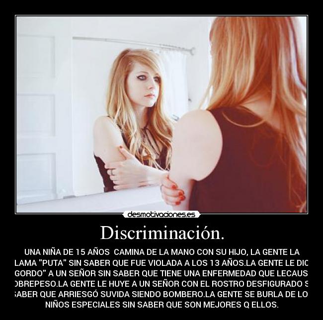 Discriminación. - 