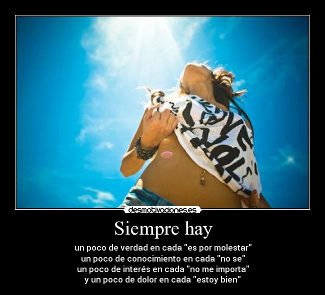 Siempre hay - 