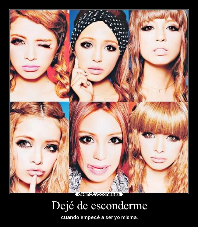 Dejé de esconderme - 