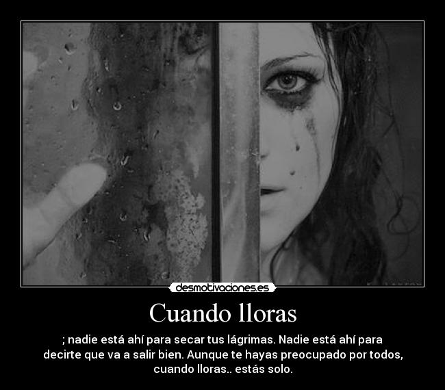 Cuando lloras - 