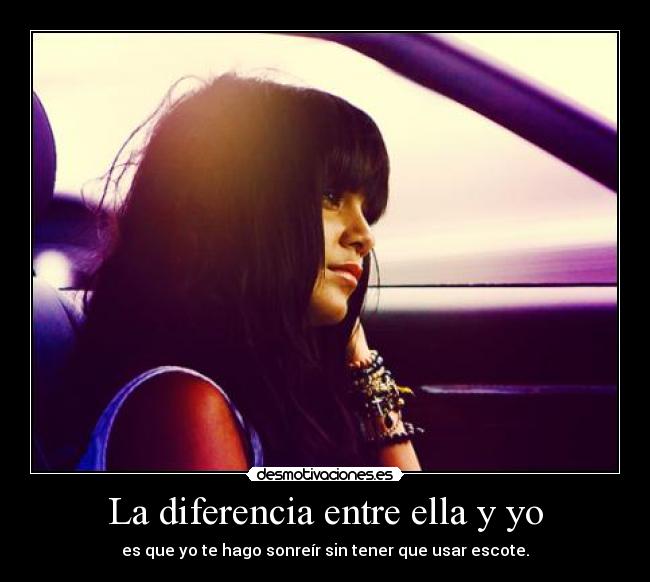 La diferencia entre ella y yo - 