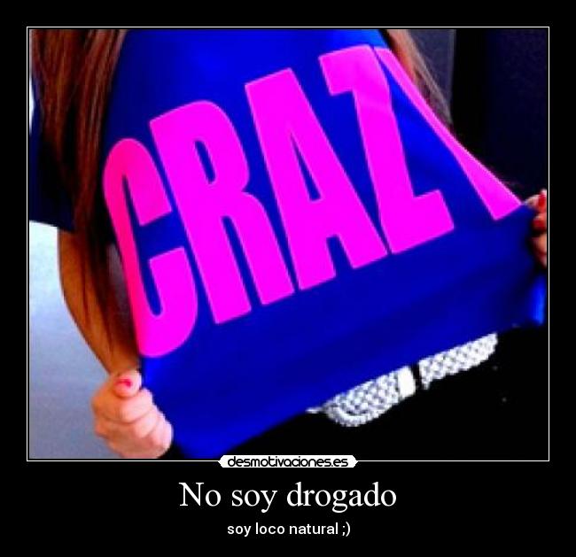 No soy drogado - 