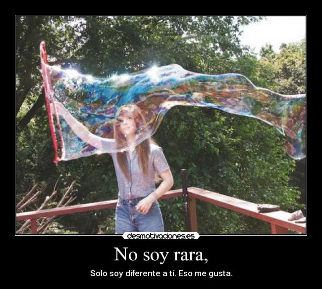 No soy rara, - 