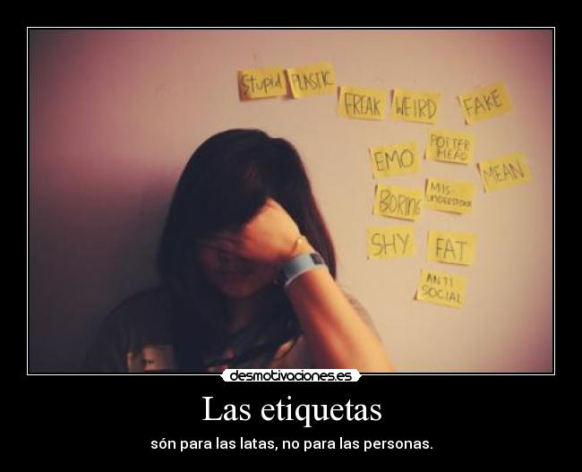 Las etiquetas -