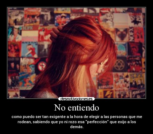 No entiendo - 