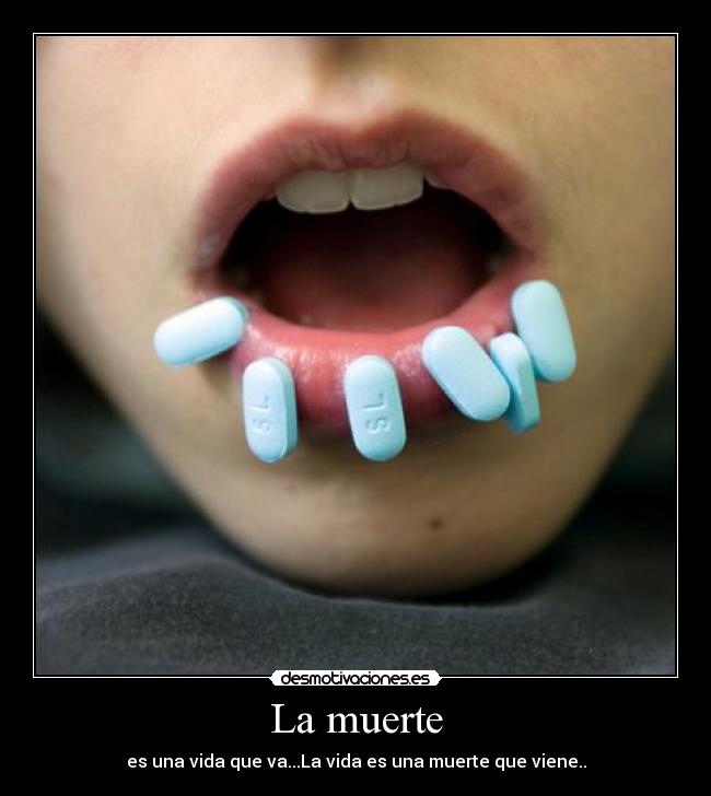 La muerte - es una vida que va...La vida es una muerte que viene..