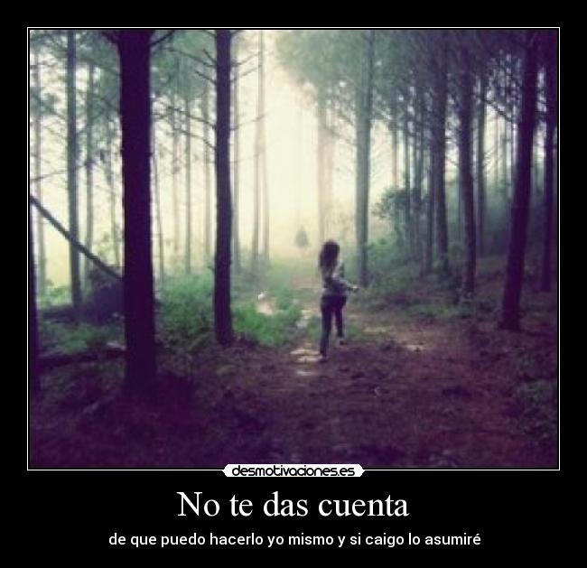 No te das cuenta - 