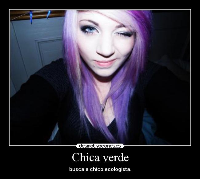 Chica verde -