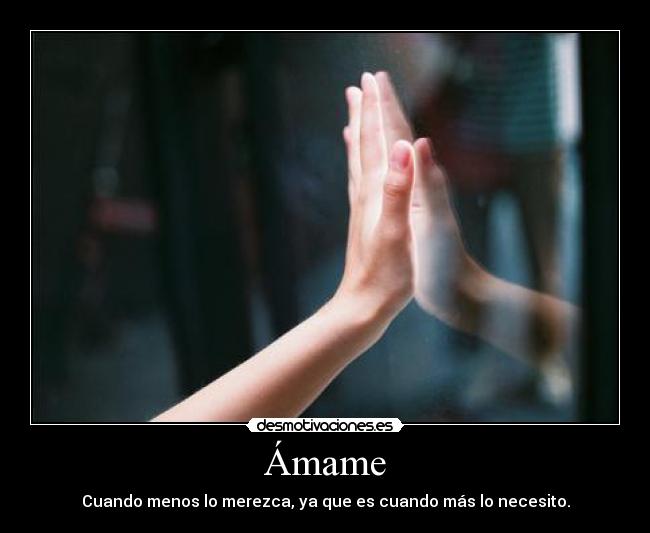 carteles amame desmotivaciones