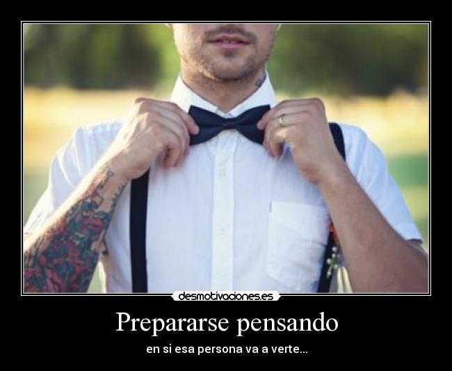 Prepararse pensando -