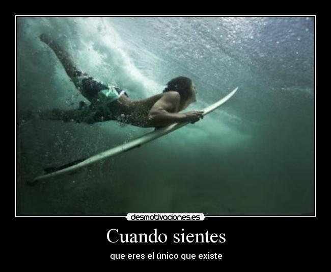Cuando sientes -
