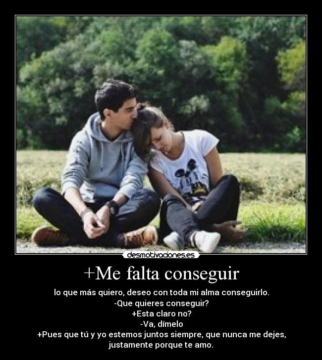 +Me falta conseguir - 