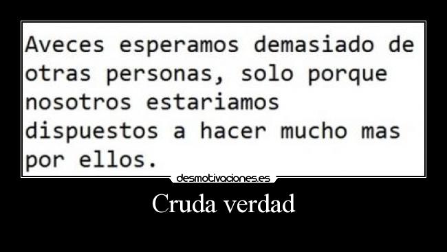 Cruda verdad - 