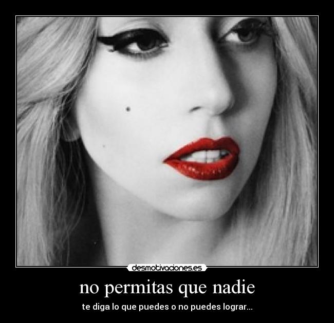 no permitas que nadie - 