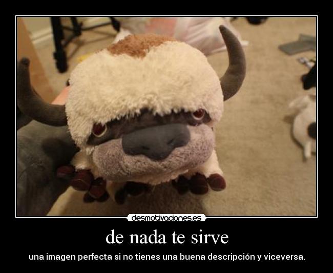 de nada te sirve - 