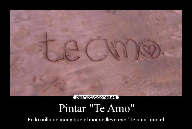 Pintar Te Amo -