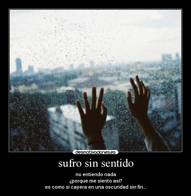 sufro sin sentido - 