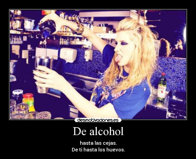 De alcohol - 