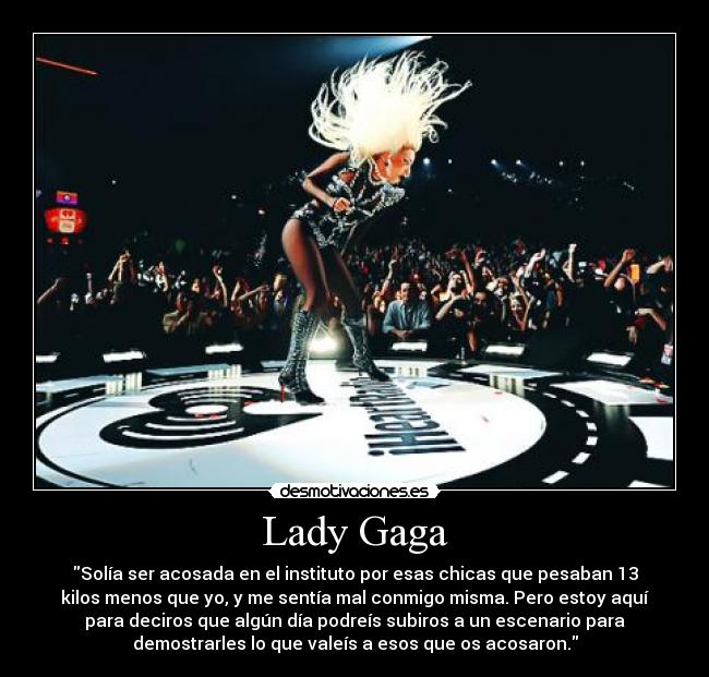 carteles lady gaga desmotivaciones