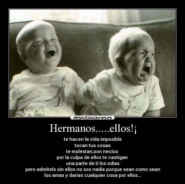 Hermanos.....ellos!¡ - 