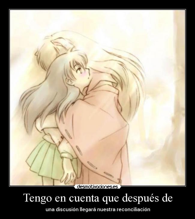 Tengo en cuenta que después de -