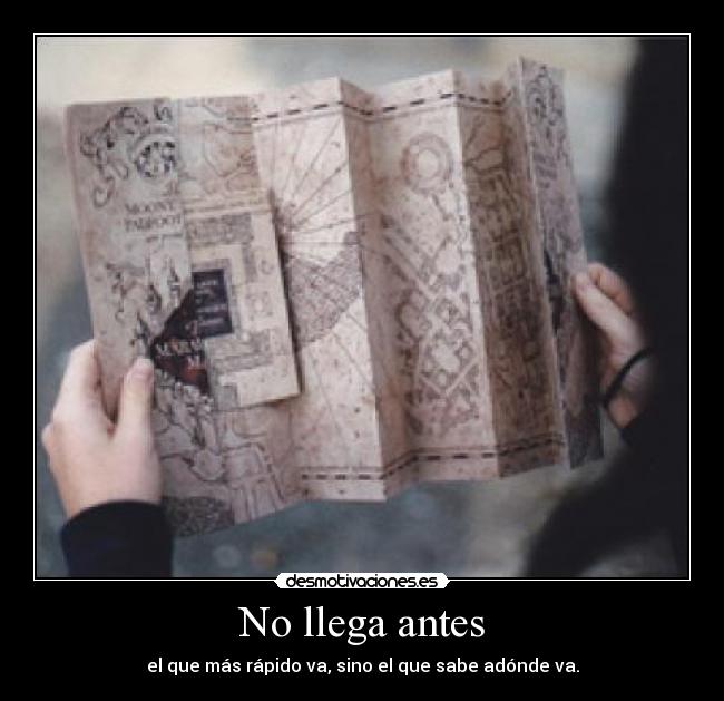 No llega antes - 