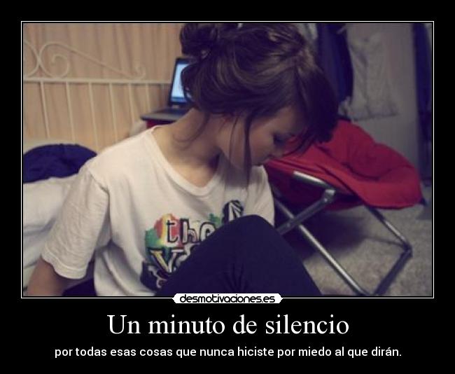 Un minuto de silencio -