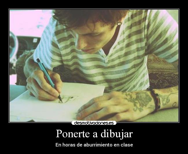 Ponerte a dibujar -