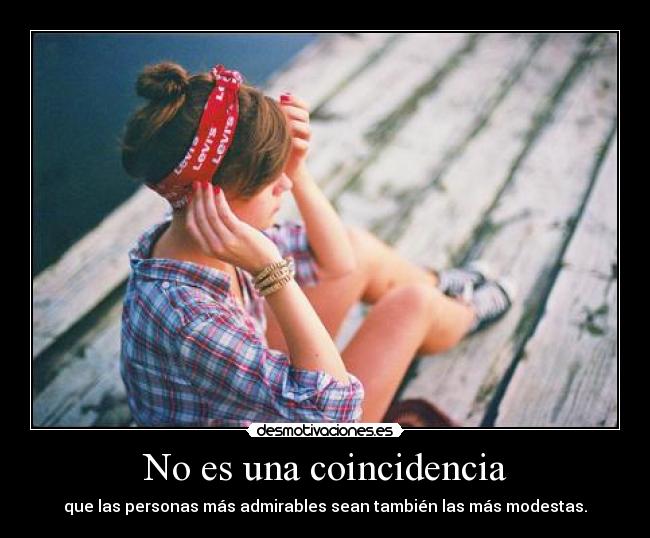 No es una coincidencia -