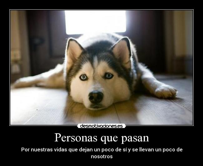 Personas que pasan - 