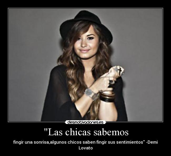 Las chicas sabemos -