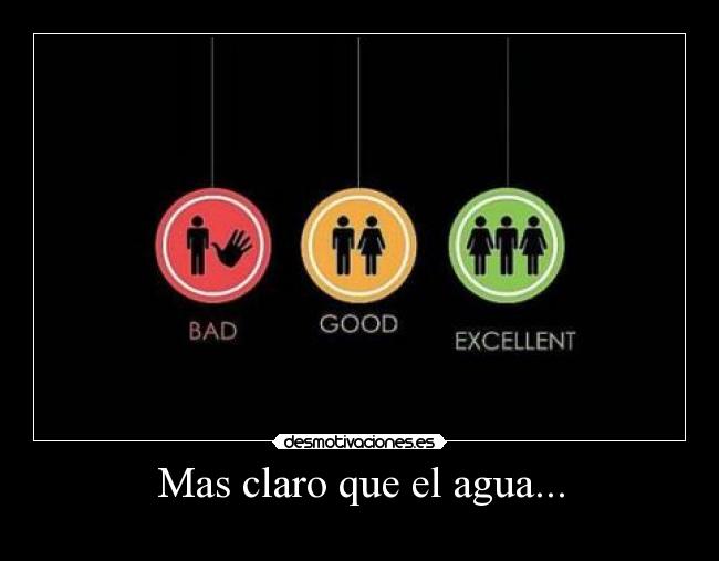 Mas claro que el agua... - 