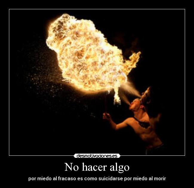 No hacer algo - 