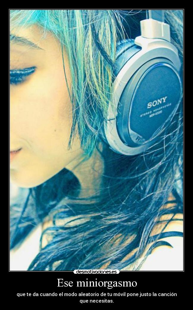 Ese miniorgasmo -