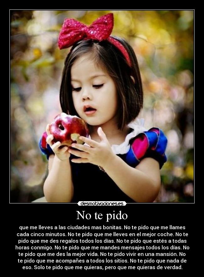 No te pido -