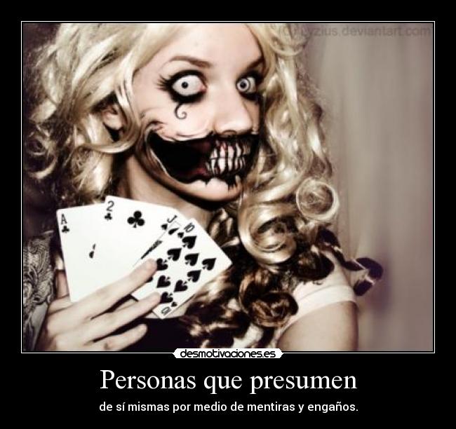 Personas que presumen - 