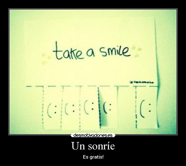 Un sonríe -