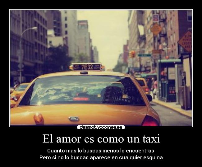 El amor es como un taxi - 