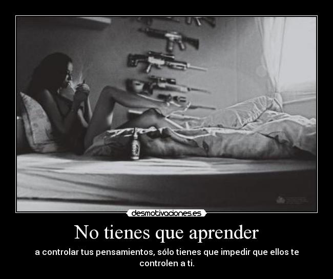 No tienes que aprender -