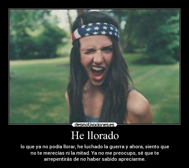 He llorado - 