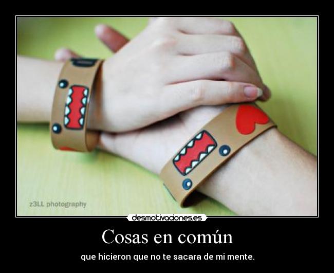 Cosas en común -