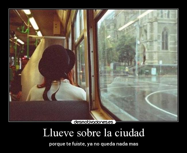 Llueve sobre la ciudad -